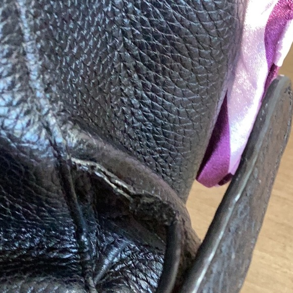 Michael Kors Black Leather Backpack - Picture 9 of 11